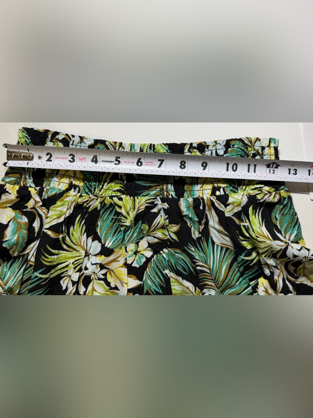 NWT Hurley Tropical Floral Skater Mini Skirt Hawaiian Palm Coast Retails $50 - Picture 6 of 9